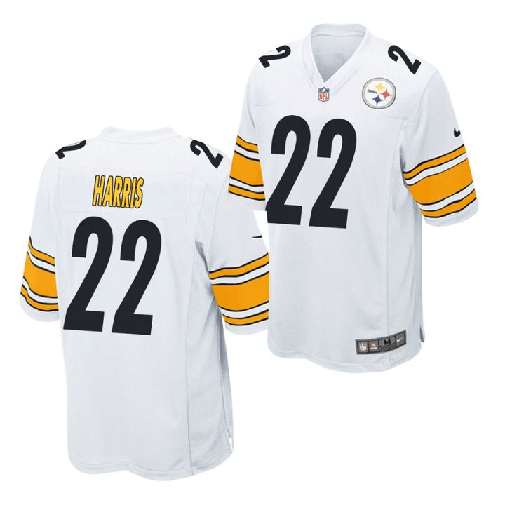 Men Pittsburgh Steelers #22 Najee Harris Nike White 2021 Draft First Round Pick Game NFL Jersey->pittsburgh steelers->NFL Jersey
